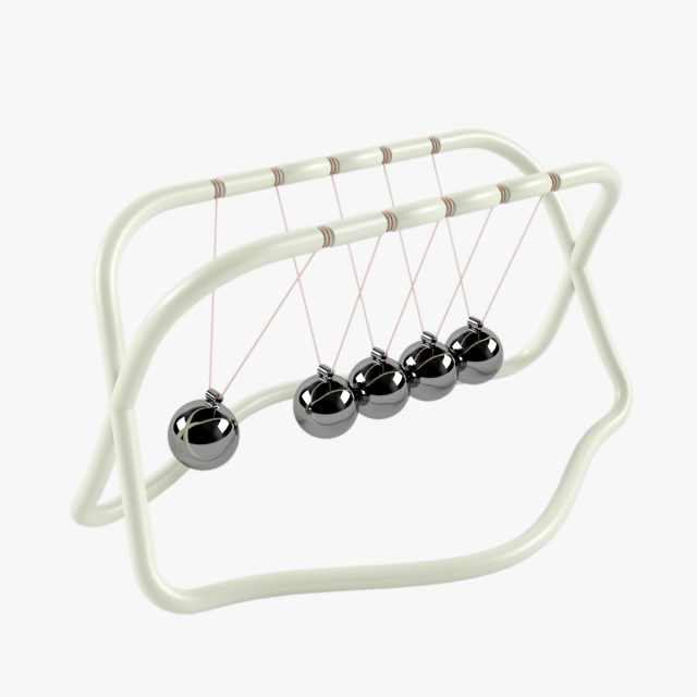 Newtons cradle 3D Model