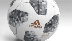 Official Ball Fifa Worldcup 2018 Telstar PBR 3D Model
