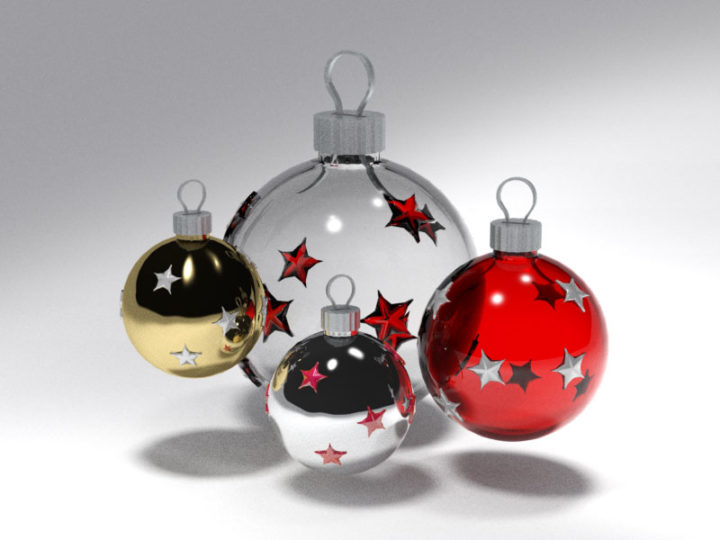 Xmas Sphere 3 Free 3D Model