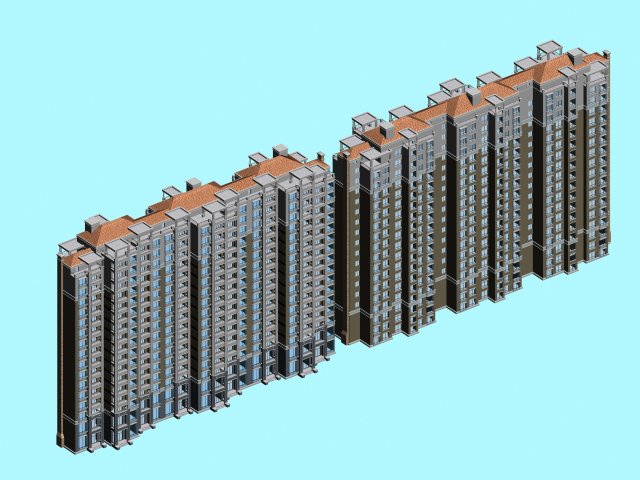 City government office building architectural design – 176 3D Model