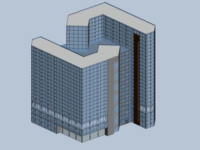 City planning office building fashion design – 237 3D Model