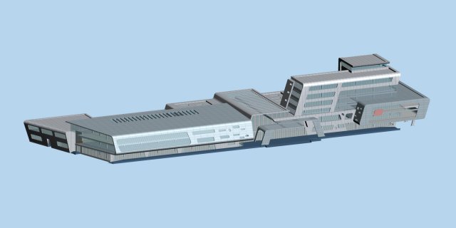 City planning office building fashion design – 211 3D Model