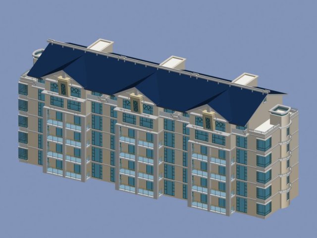 City Residential Garden villa office building design – 277 3D Model