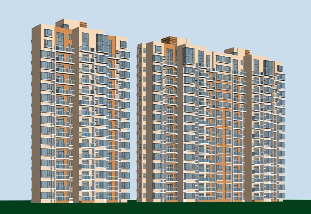City government office building architectural design – 127 3D Model