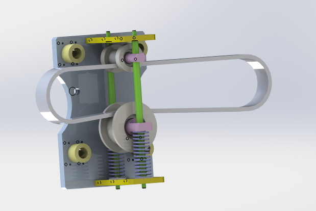 Belt tightening pulley 3D Model