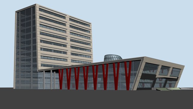 City planning office building fashion design – 276 3D Model