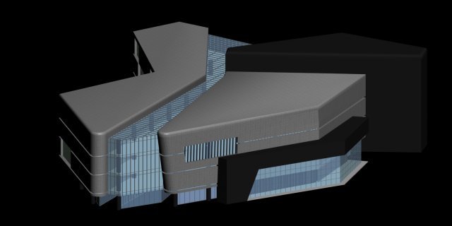 City planning office building fashion design – 147 3D Model