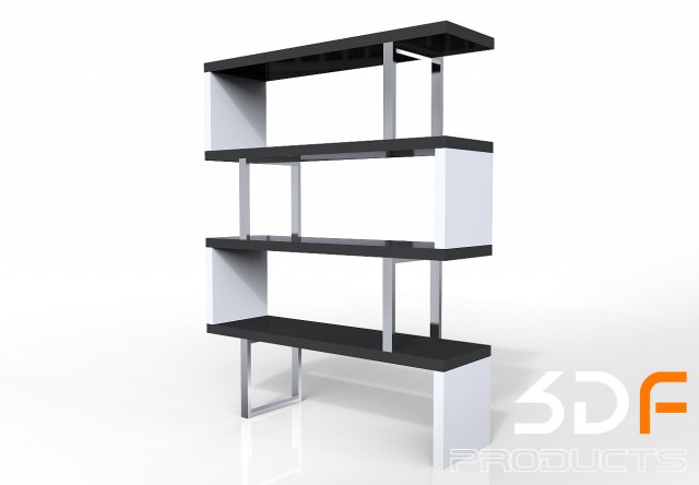 Bookcase 3D Model