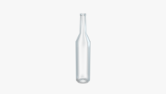 Transparent Bottle 3D Model