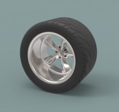 Rear sport wheel 3D Model