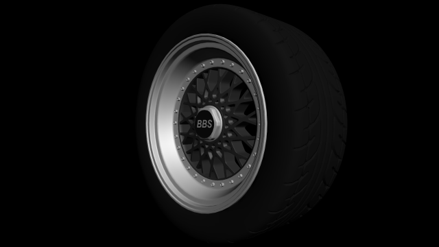 BBS RS Wheel 3D Model