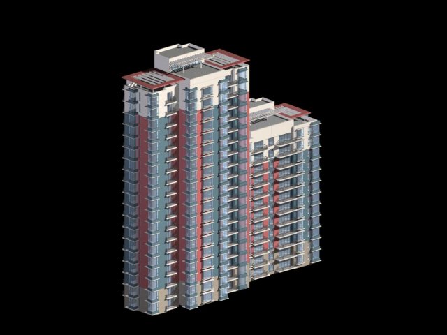 City government office building architectural design – 13 3D Model