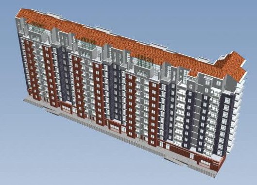 City government office building architectural design – 407 3D Model