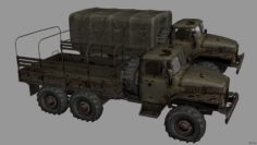 Ural-375 3D Model