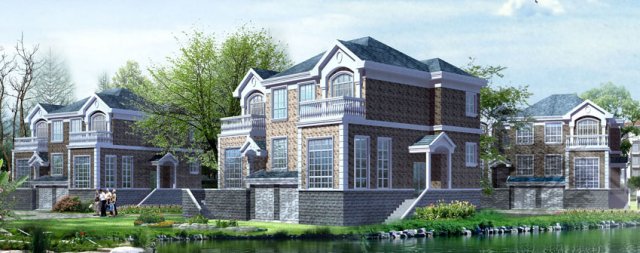 City – alone Villa 1158 3D Model