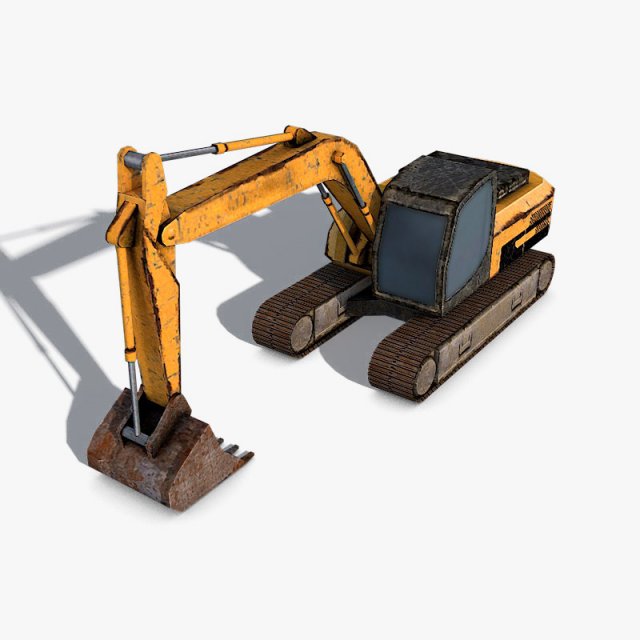 Excavator 3D Model