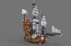 Lego ship air 3D Model