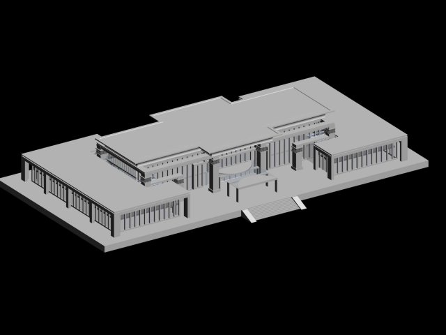 City planning office building fashion design – 212 3D Model