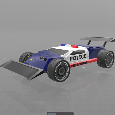 concept car “police interceptor” 3D Print Model