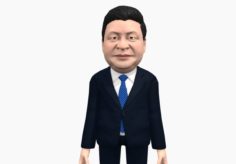 Xi Jinping caricature 3D Model
