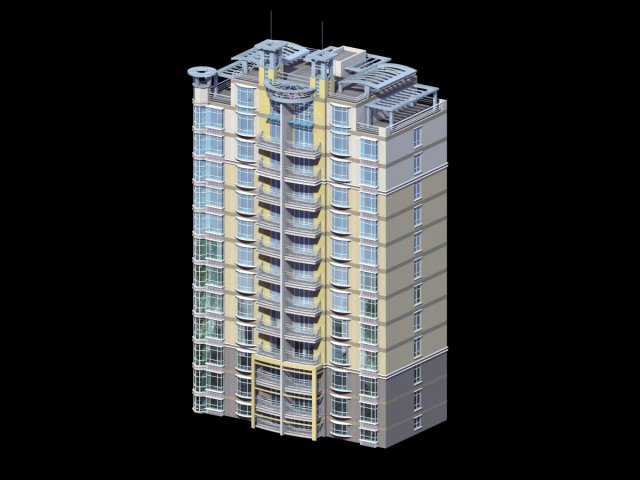 City government office building architectural design – 240 3D Model