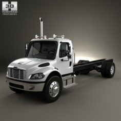 Freightliner M2 106 Day Cab Chassis Truck 2014 3D Model