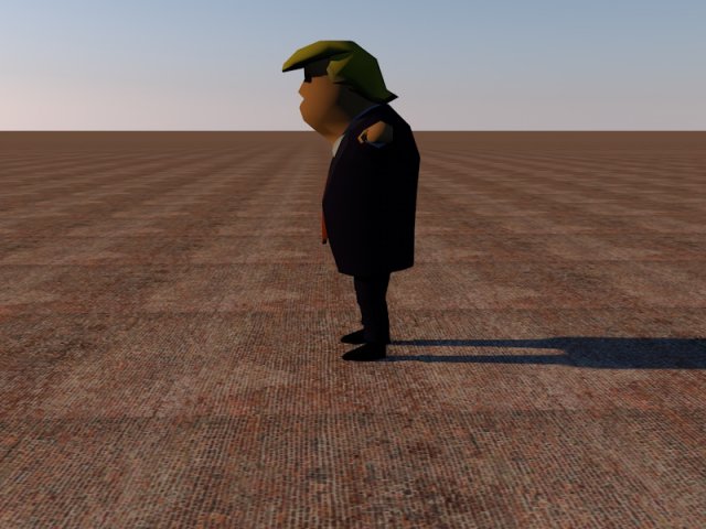 Donald trump 3D Model