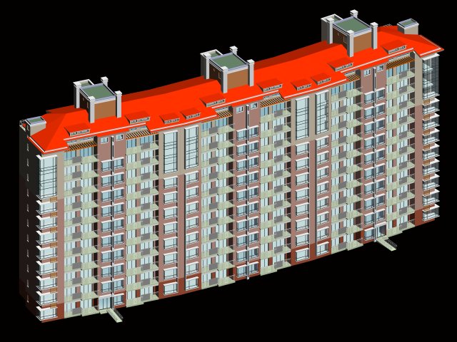 City government office building architectural design – 397 3D Model