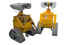 Robot Wall-e – old and new version 3D Model