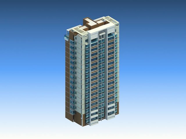 City government office building architectural design – 370 3D Model