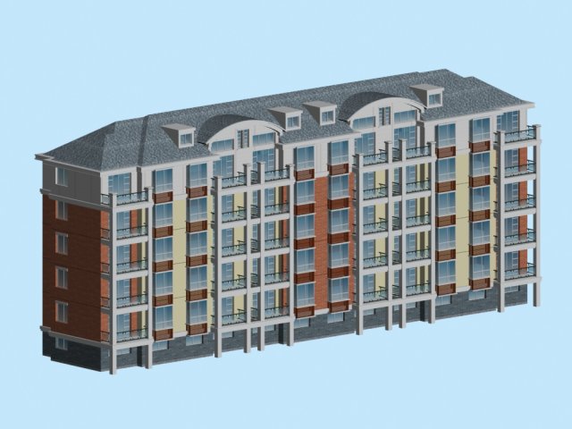 City Residential Garden villa office building design – 150 3D Model