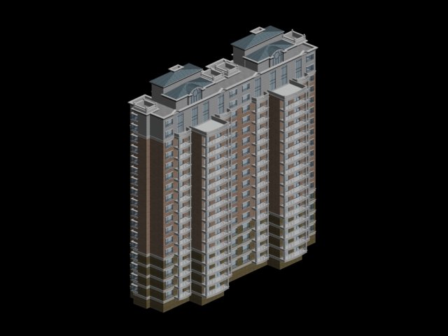 City government office building architectural design – 362 3D Model