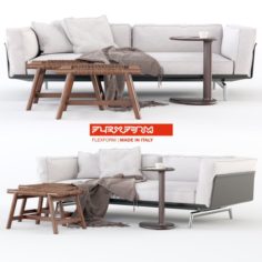 Flexform Este sofa 3D Model