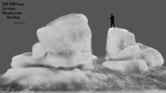 Ice rock 3D Model