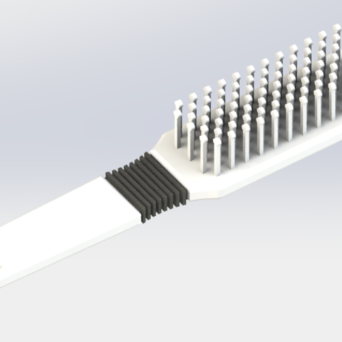 Hair comb 3D Print Model
