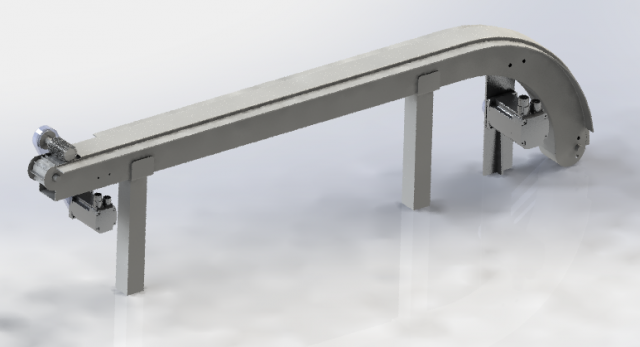 Vibrating conveyor 3D Model