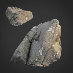 3d scanned nature stone 028 3D Model
