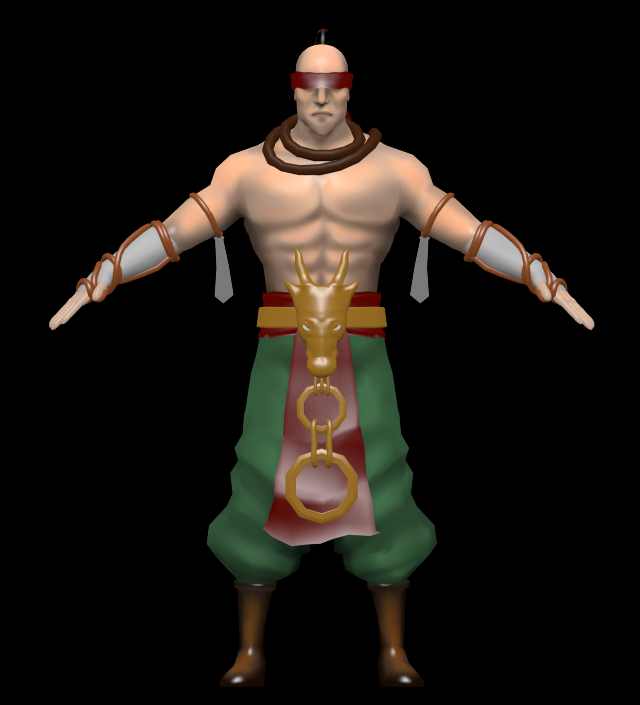 Karate 3D Model