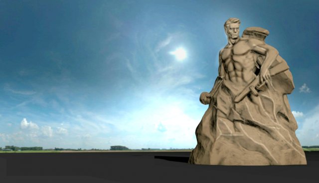 Russia volgograd monument 3D Model