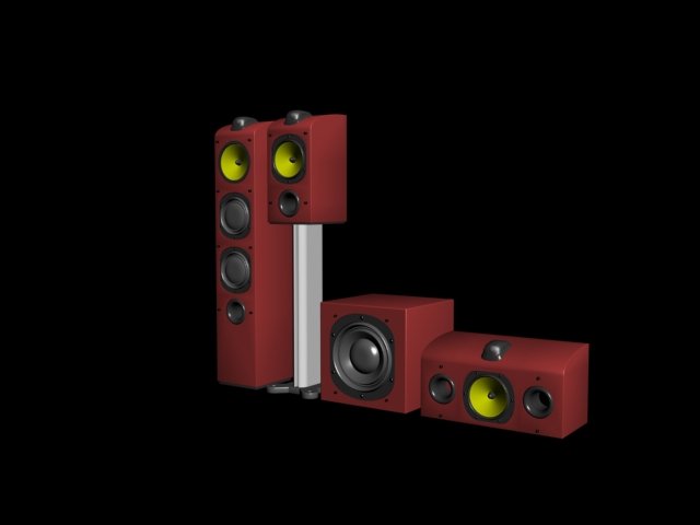 Audio system 3D Model