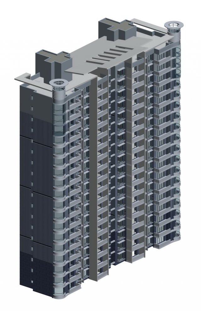 City government office building architectural design – 193 3D Model