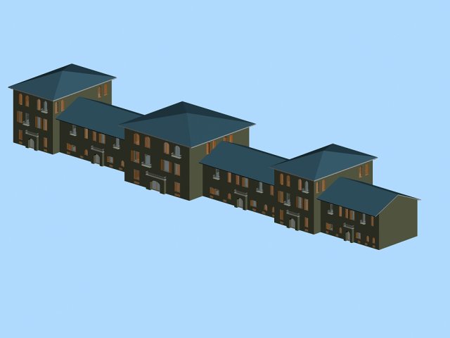 City planning office building fashion design – 457 3D Model