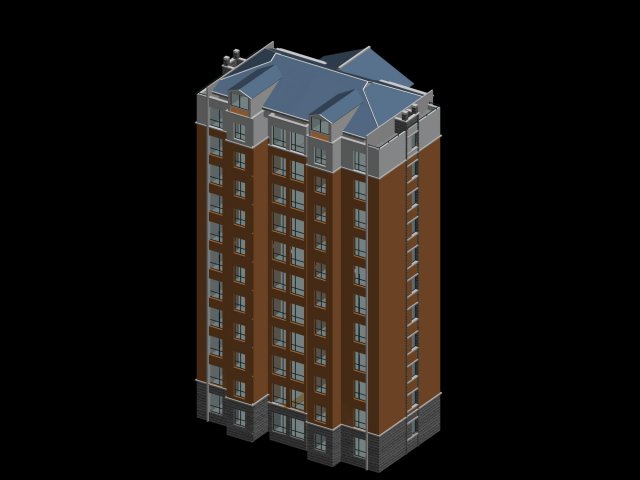 City government office building architectural design – 97 3D Model