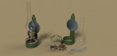 Kerosene lamp 3D Model