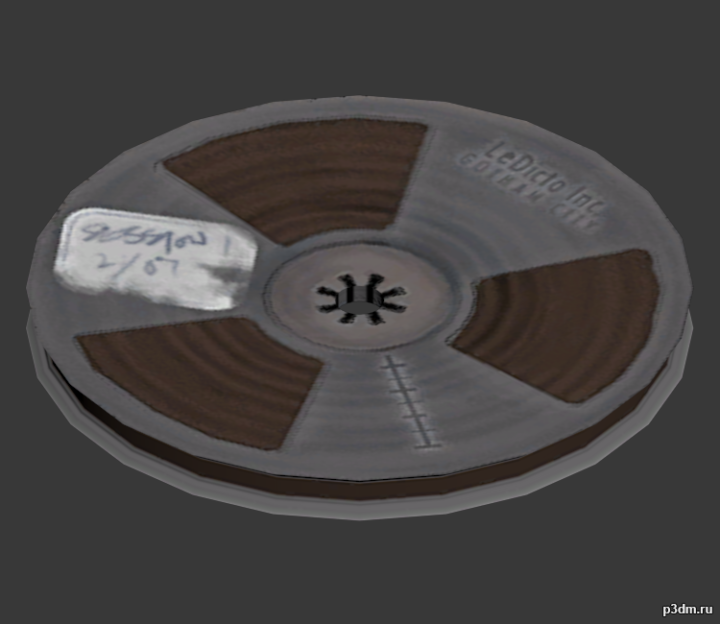 Dictaphone Reel 3D Model