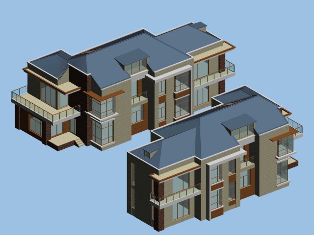 City – alone Villa 11212 3D Model