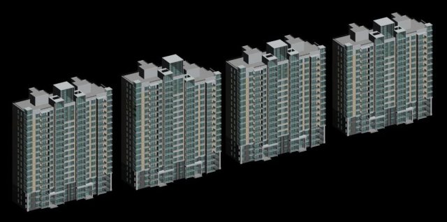 City government office building architectural design – 356 3D Model