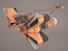 Pod Racer Star Wars 3D Model