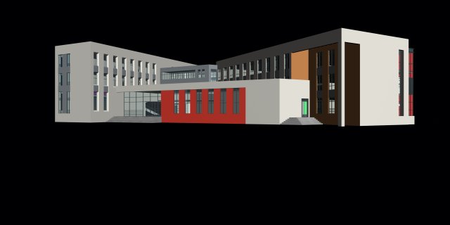 City planning office building fashion design – 194 3D Model