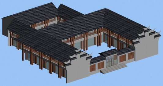 City chinese ancient luxury palace building – 92 3D Model